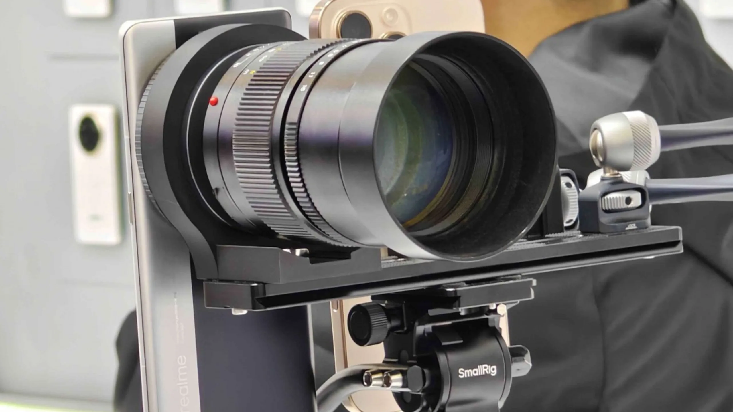 Realme apresenta conceito de lentes intercambiáveis no MWC 2025 2 Realme lentes intercambiáveis