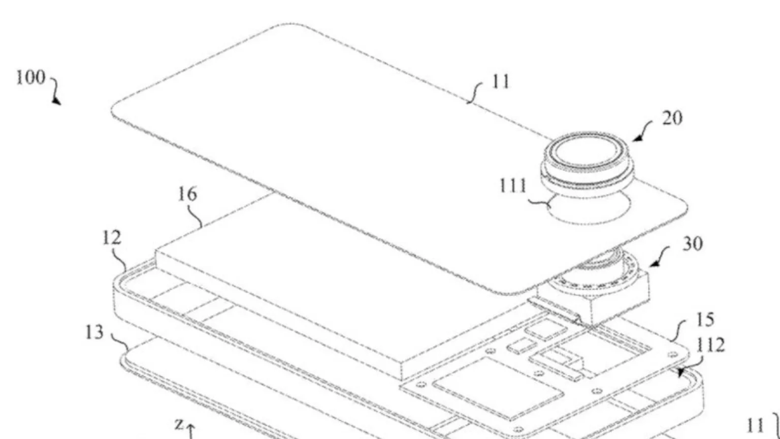 Huawei inova com patente para lentes de periscópio retráteis, mantendo design fino em smartphones 1 patente Huawei