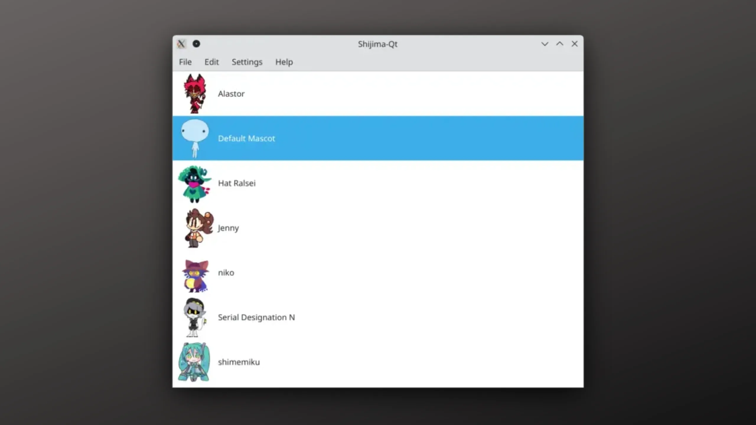Instale o Shijima-Qt no Ubuntu, Fedora, Debian e outras distribuições Linux com Flatpak 2 Imagem com a interface do Shijima-Qt