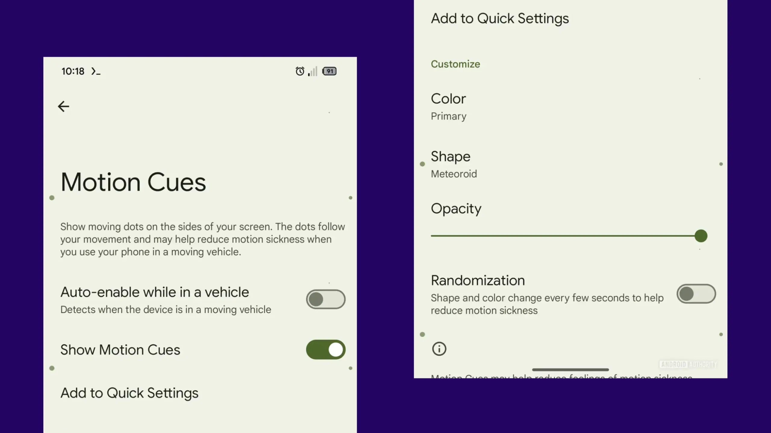 Google aprimora recurso Motion Cues para reduzir enjoo de movimento 2 Google Motion Cues