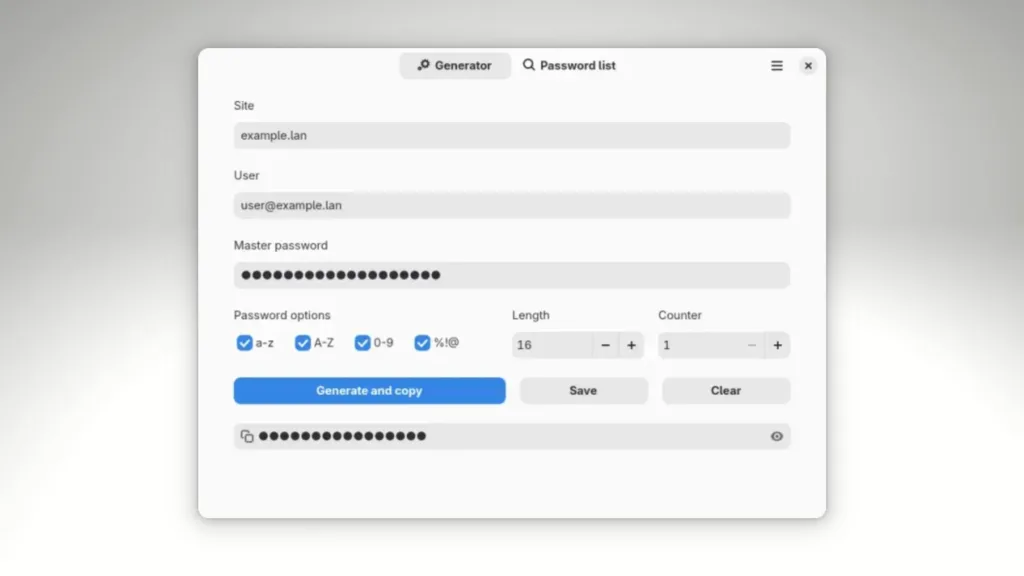 Imagem com a interface do LPTK