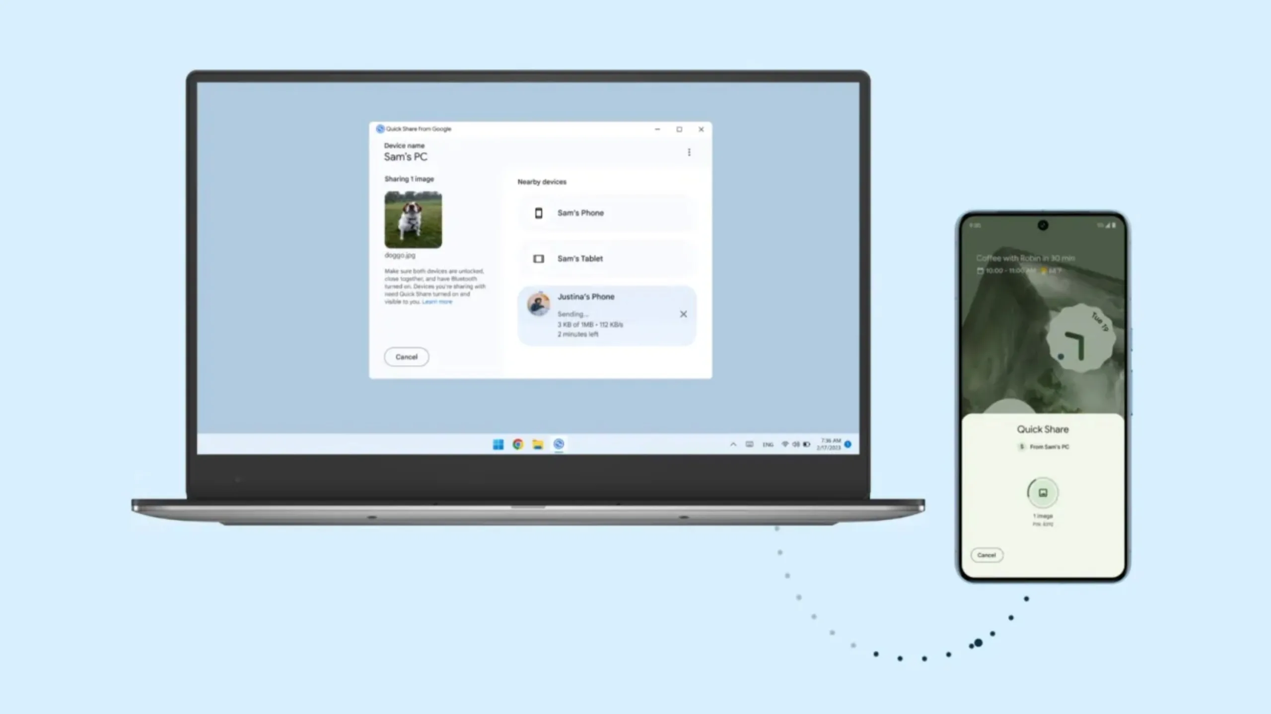 Google deixará Quick Share para Samsung assumir nos PCs 2 Quick Share