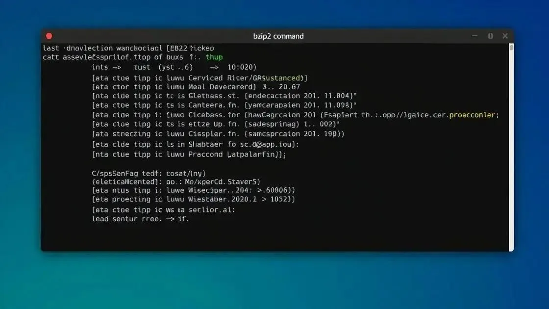 Tudo sobre o comando Linux bzip2: desvendando suas funcionalidades