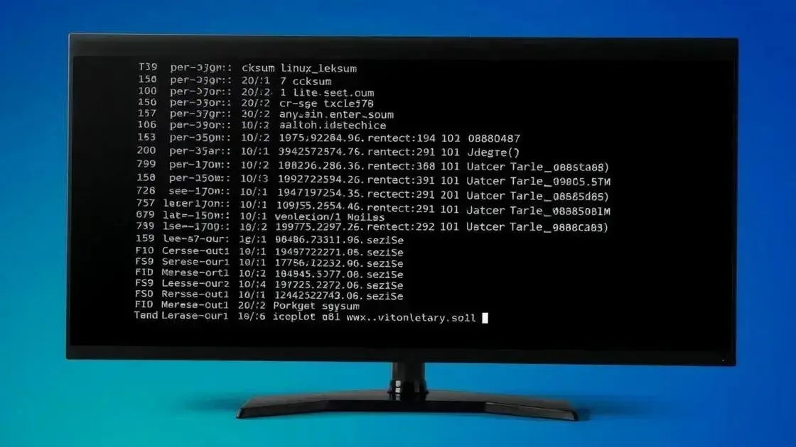 Tudo sobre o comando Linux cksum: como usar e suas funcionalidades