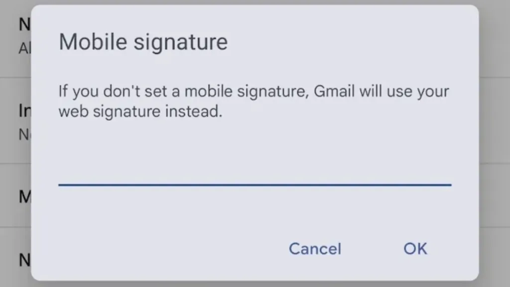 Assinaturas Gmail