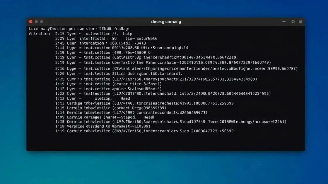 Comando linux dmesg: Imprima mensagens do kernel e drivers com eficiência