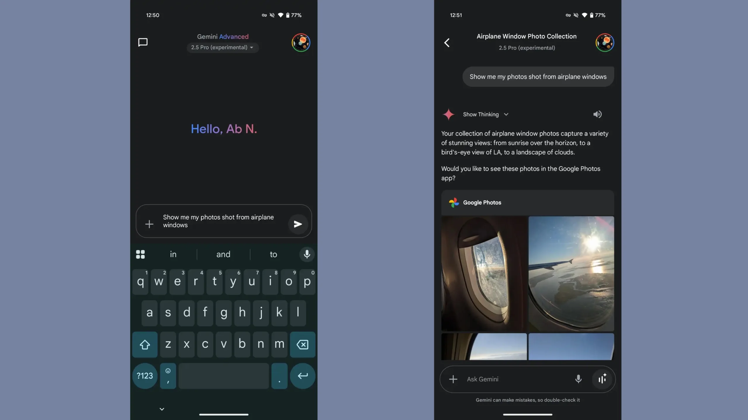 Gemini integra com o Google Fotos no Android para buscas mais precisas 2 Gemini Google Fotos