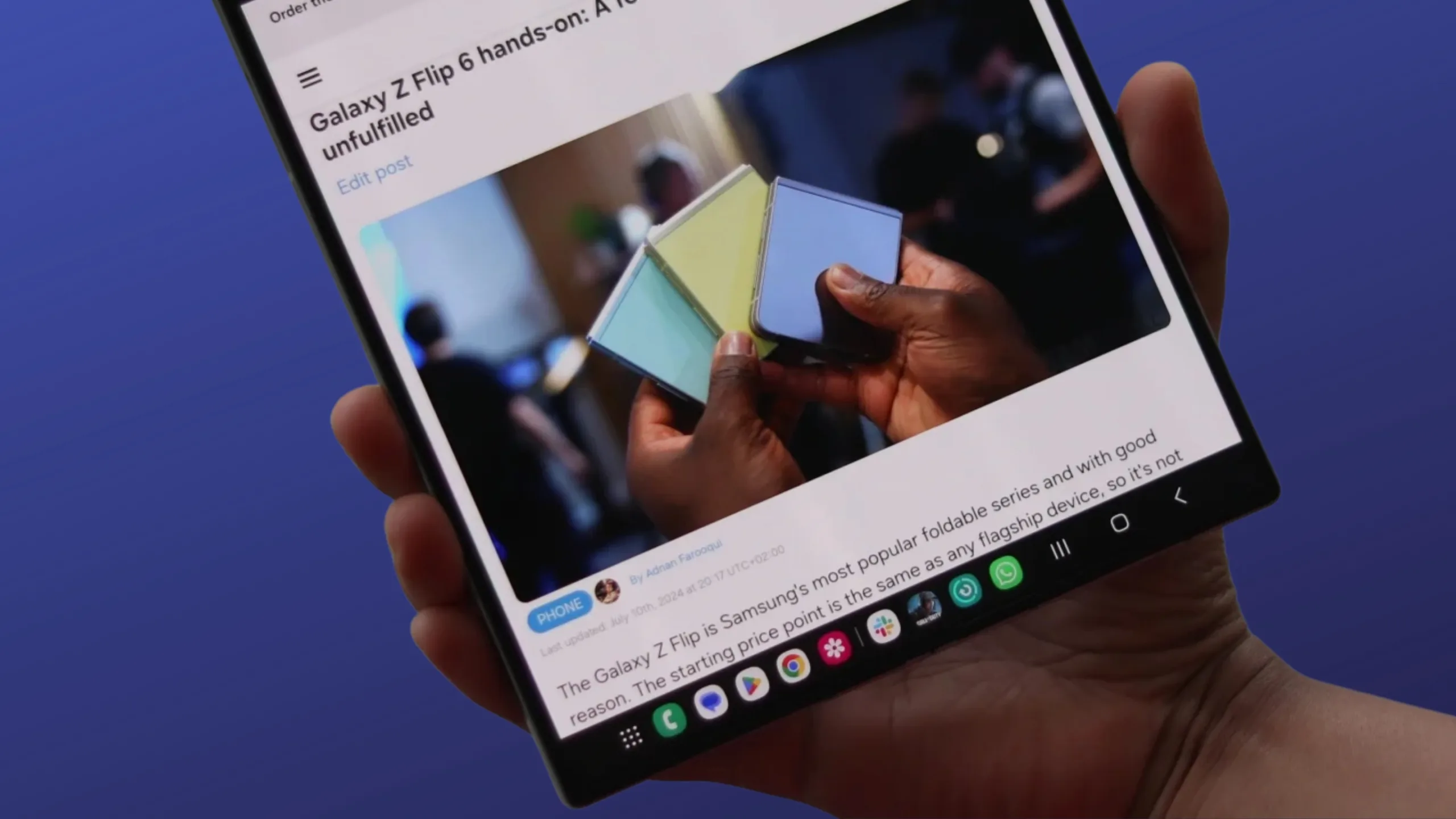 One UI 7 volta a ser liberada para dobráveis Galaxy Z Fold 6, Flip 6 e SE 2 One UI 7 dobráveis
