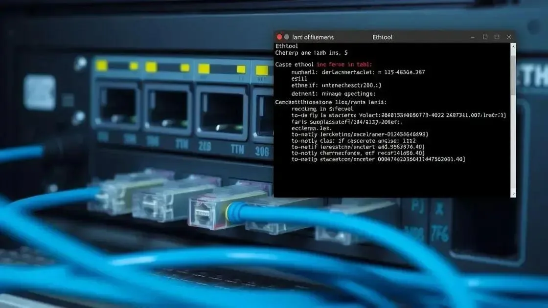 Tudo sobre o comando Linux ethtool: configuração de interface Ethernet