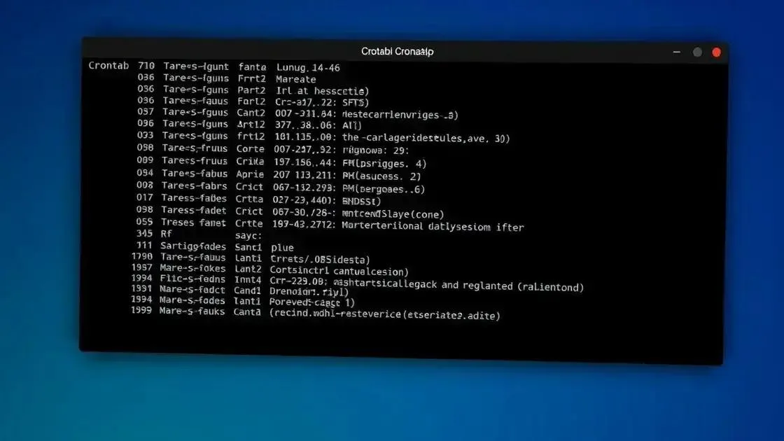 Tudo sobre o comando Linux crontab: agendando seus processos de forma prática