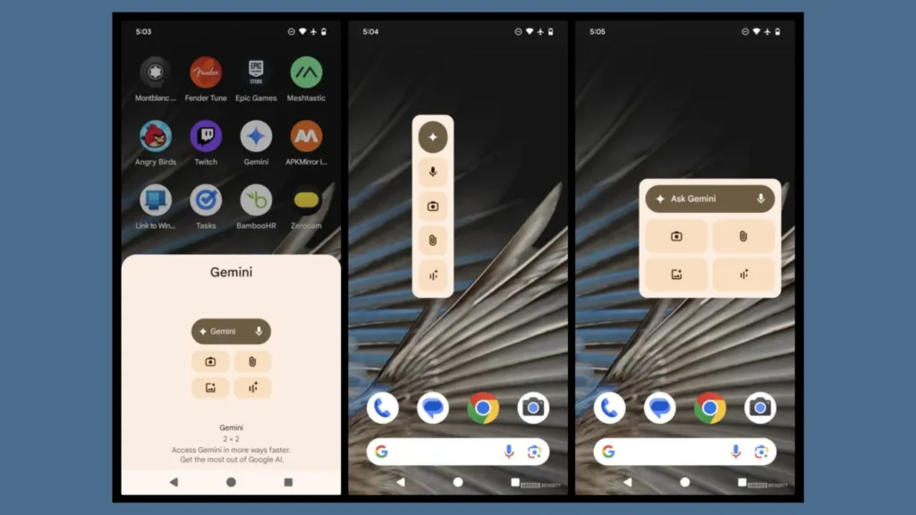 Widget Gemini