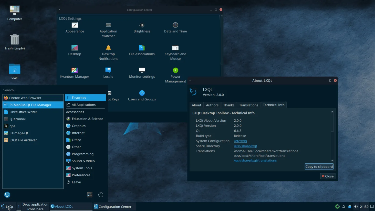 Nova versão do LXQt 2.2 aprimora suporte ao Wayland e traz melhorias em gerenciamento de energia 1 dRmAgiLD lxqt