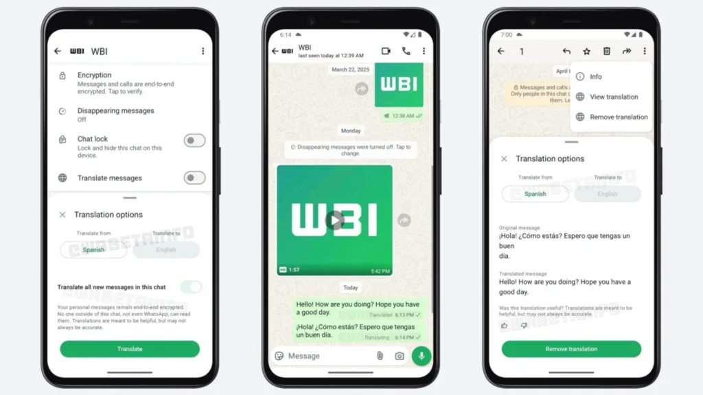 Tradução WhatsApp