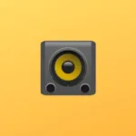 Imagem com a logomarca do QSpeakers