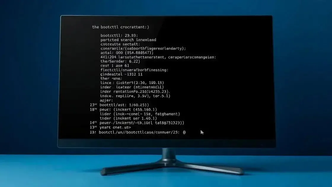 Tudo sobre o comando Linux bootctl: o guia definitivo para gerenciá-lo