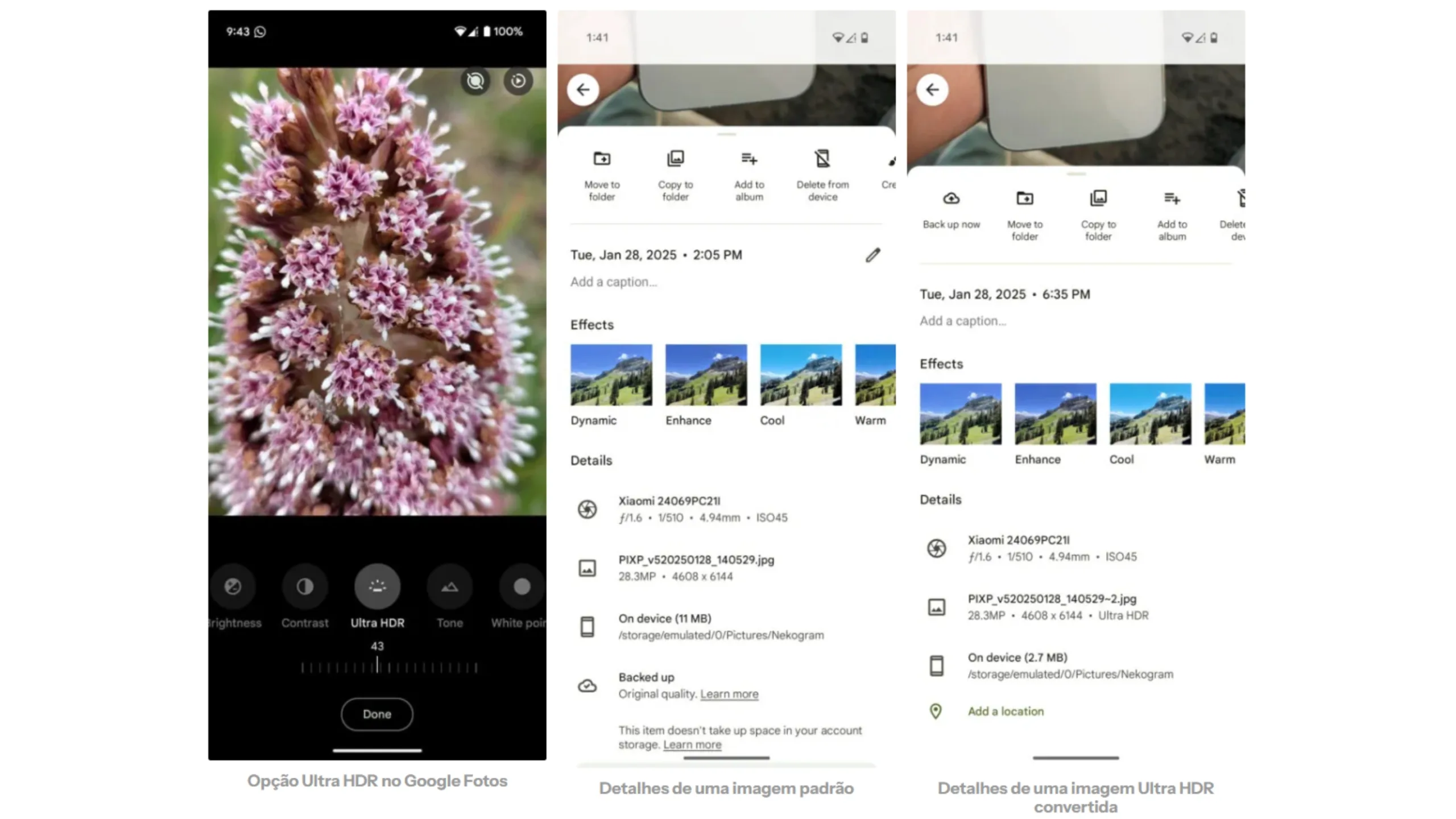Google Fotos agora transforma imagens em Ultra HDR com novo editor 2 Google Fotos
