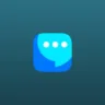 Imagem com a logomarca do VK Messenger