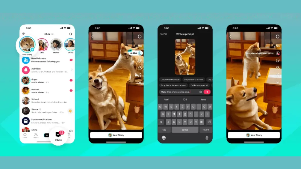 TikTok foto em vídeo