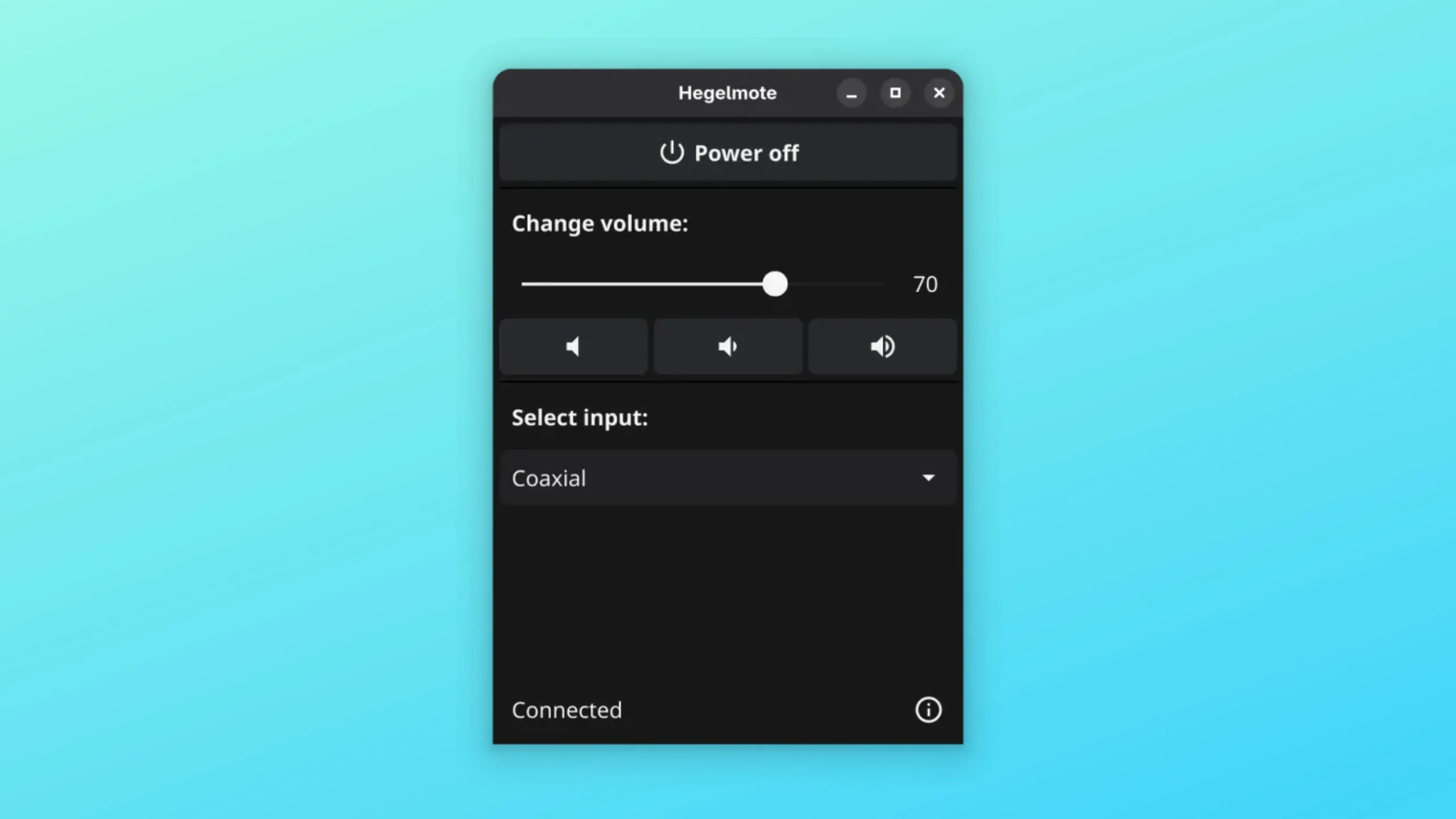 Instale o Hegelmote no Ubuntu, Fedora, Debian e outras distribuições Linux com Flatpak 2 Imagem com a interface do Hegelmote
