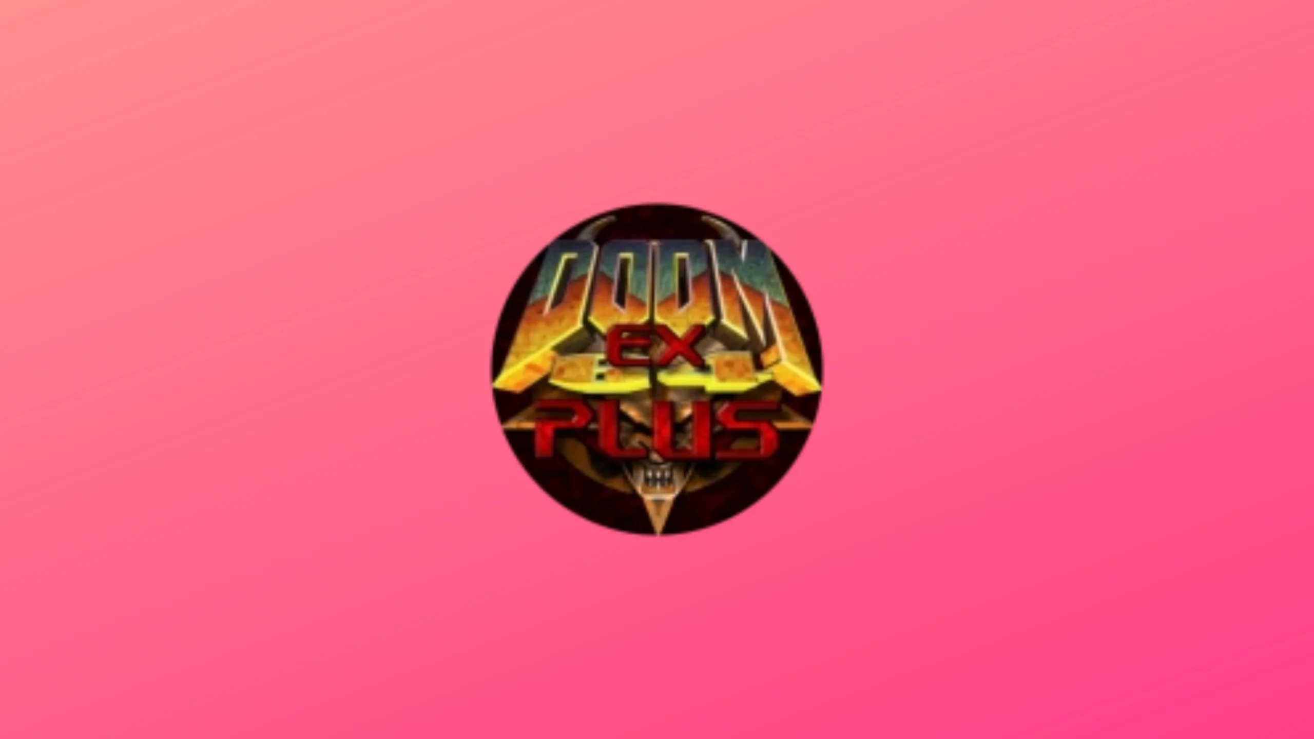 Imagem com a logomarca do Doom64EX