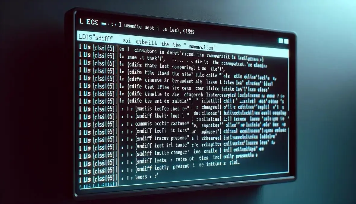 Comando Linux sdiff: descubra como facilitar a comparação de arquivos
