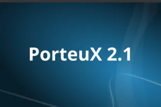 Tela inicial do PorteuX 2.1 com ambiente LXQt leve e minimalista