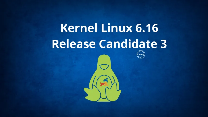 Kernel Linux 6.16-rc3 com foco em correções de drivers de GPU, wireless e áudio