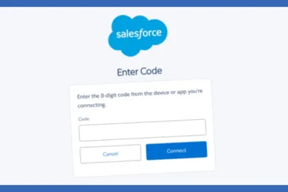 Ilustração representando o grupo UNC6040 atacando Salesforce via aplicativo Data Loader falso