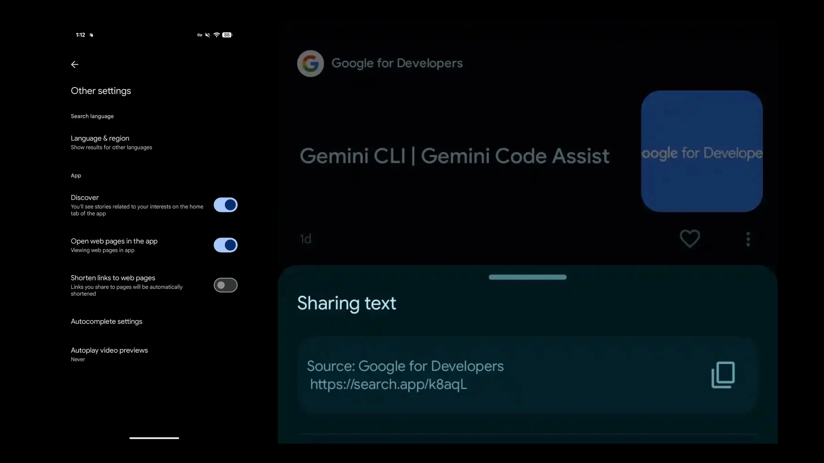 Google App Android