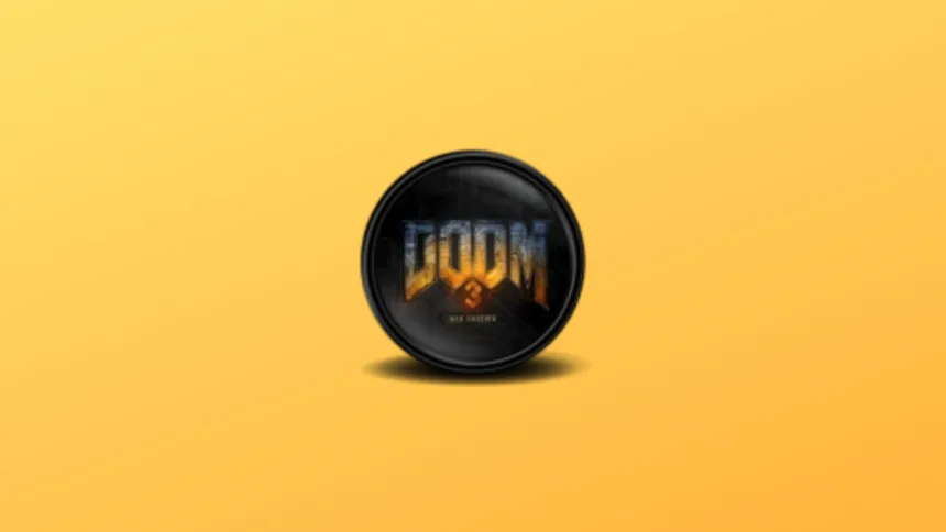 Imagem com a logomarca do RBDOOM-3-BFG