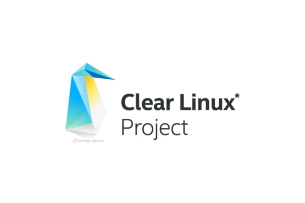 Logo do Clear Linux Project da Intel com foco em desempenho e bundles otimizados