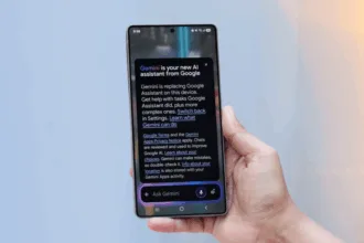 Ações agendadas Gemini