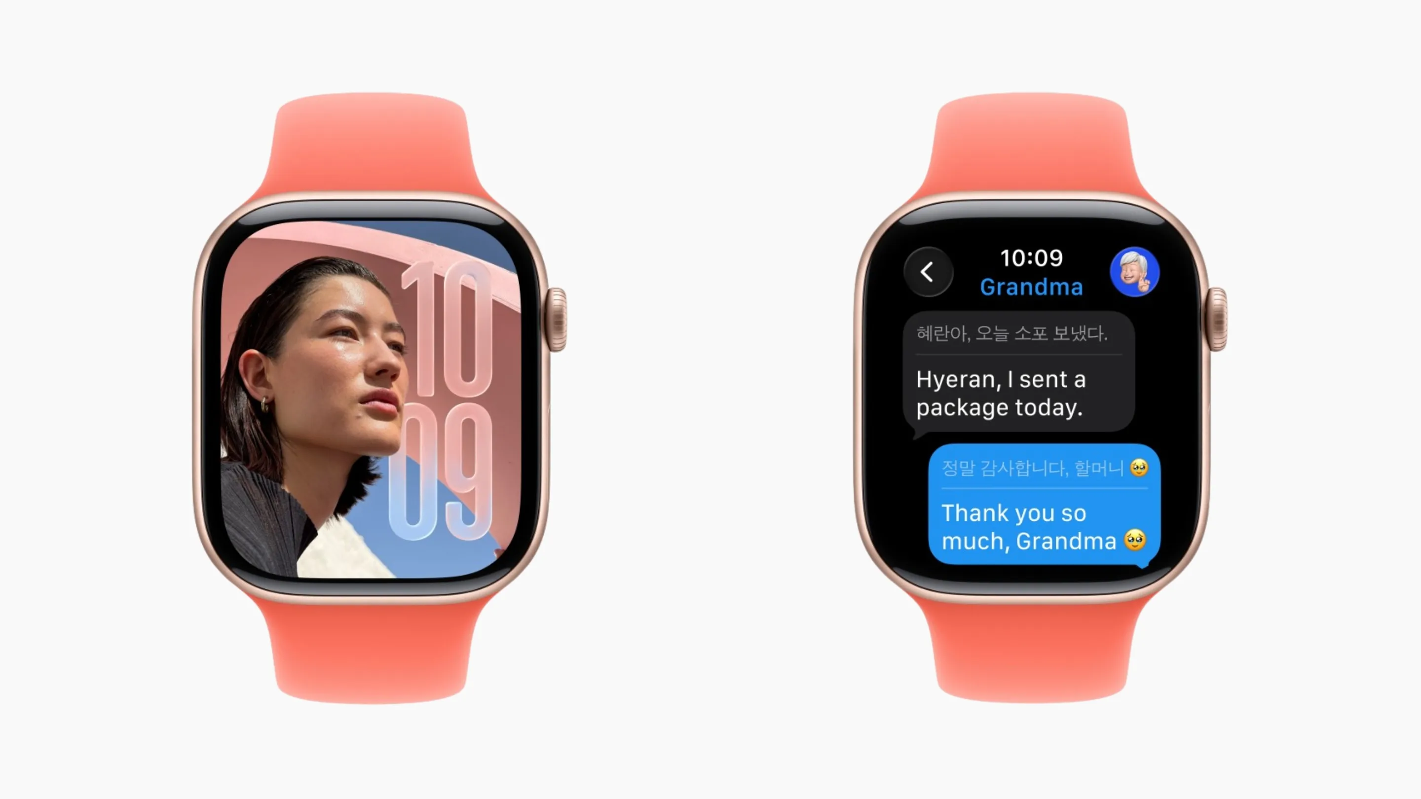 Tela do watchOS 26 mostrando o design Liquid Glass e o recurso Workout Buddy com IA no Apple Watch