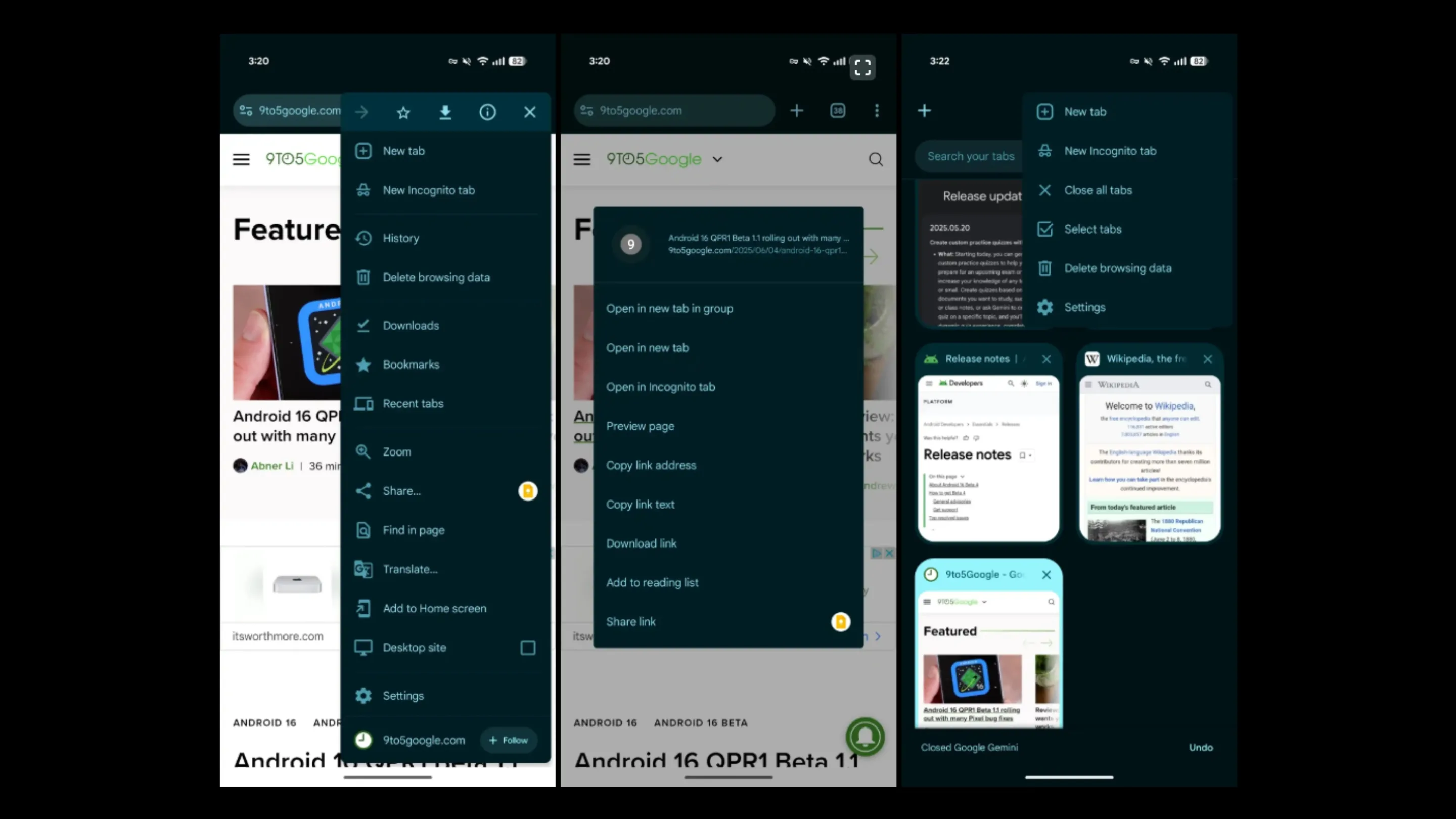 Chrome 137 para Android traz menus com cantos arredondados 2 Chrome 137