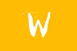 Logo estilizado do Wayland sobre fundo amarelo, representando o ecossistema gráfico no Linux