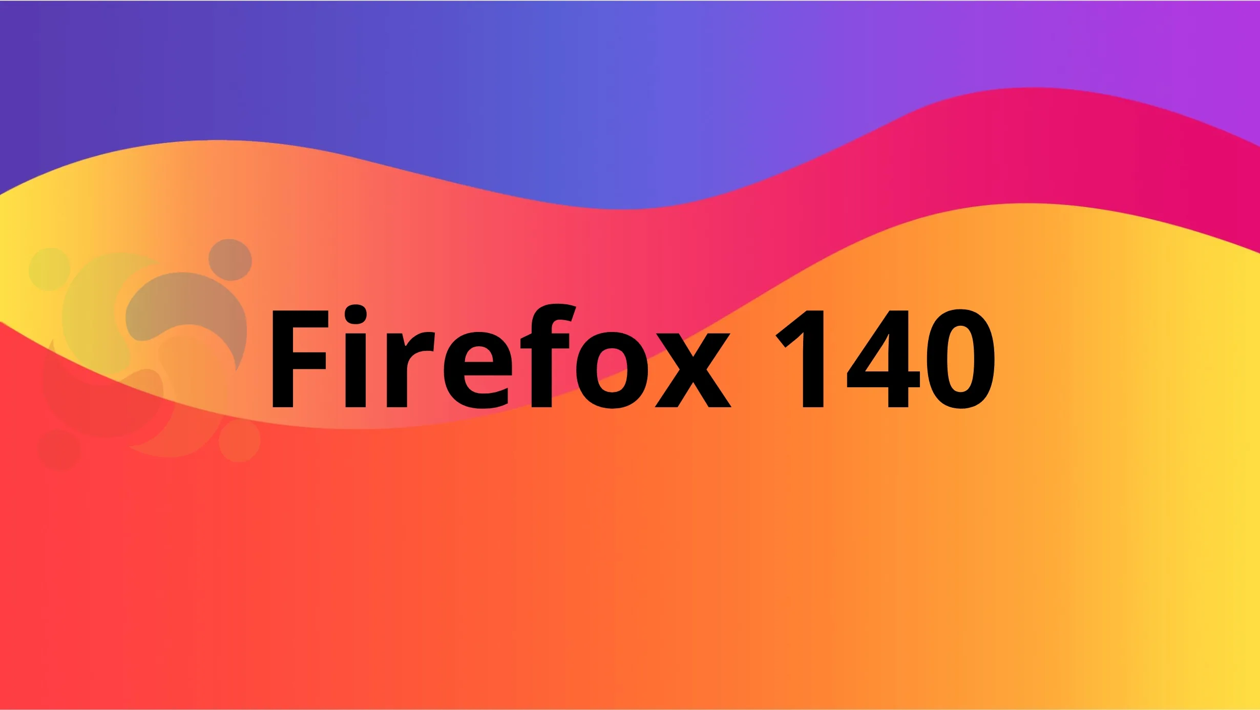 Interface do Firefox 140 com fundo colorido vibrante, destacando recursos para desenvolvedores