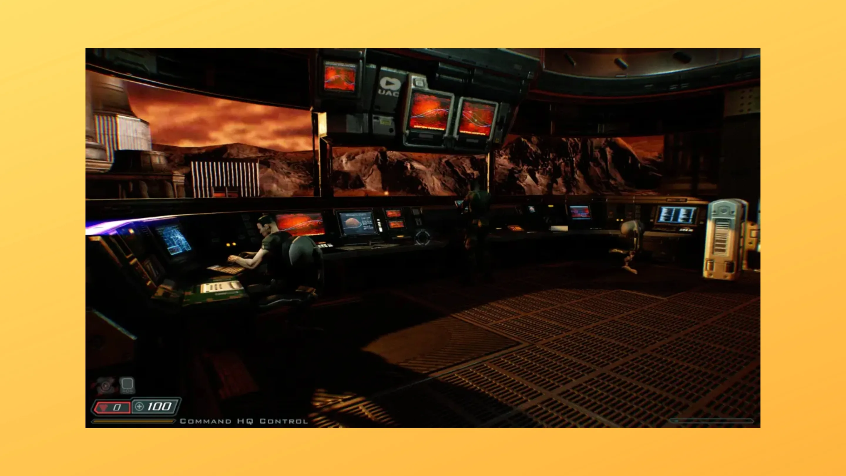 Imagem com a interface do RBDOOM-3-BFG