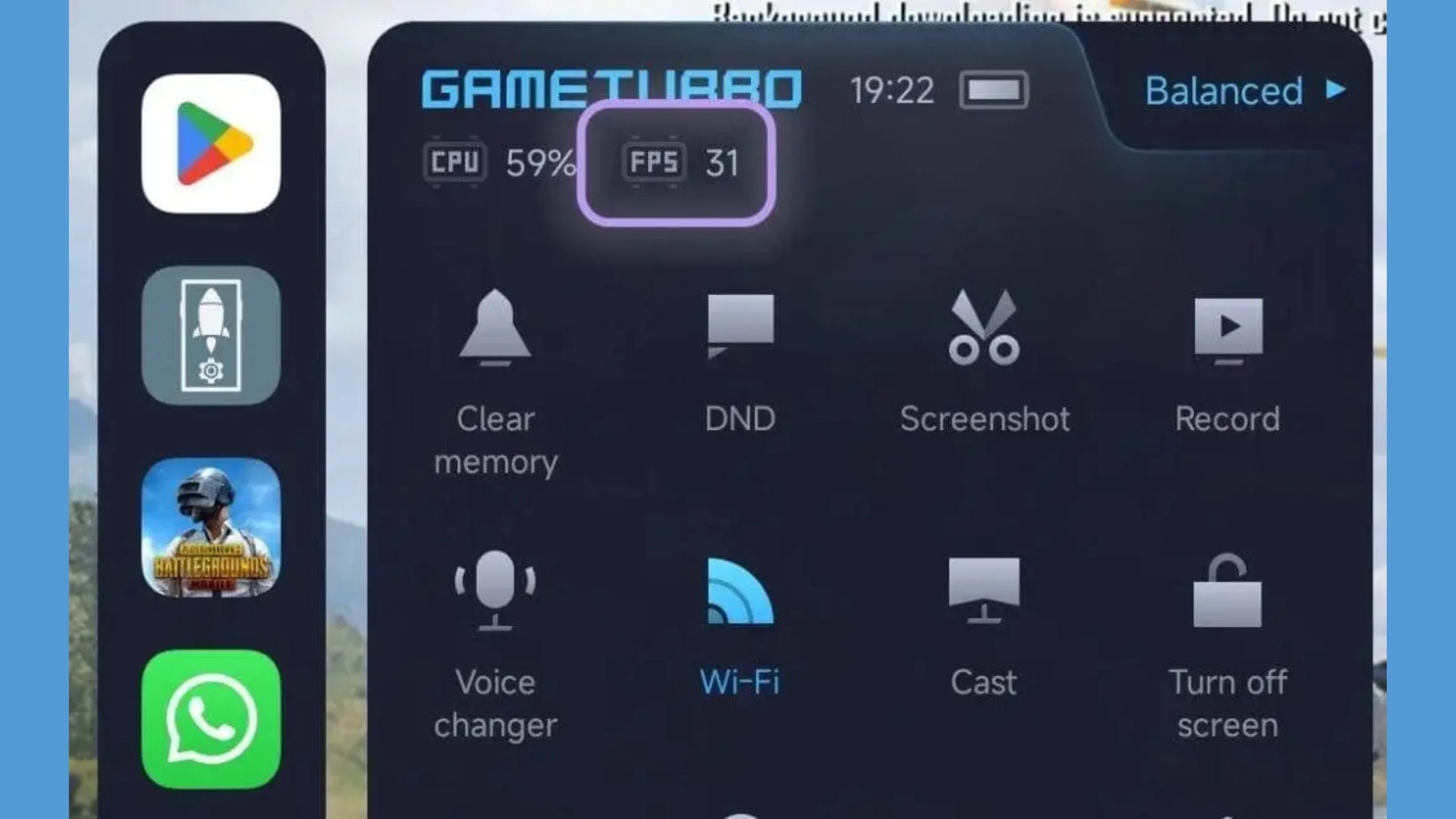 FPS Xiaomi Jogos