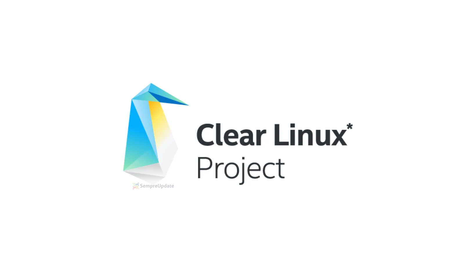 Logo do Clear Linux Project da Intel com foco em desempenho e bundles otimizados