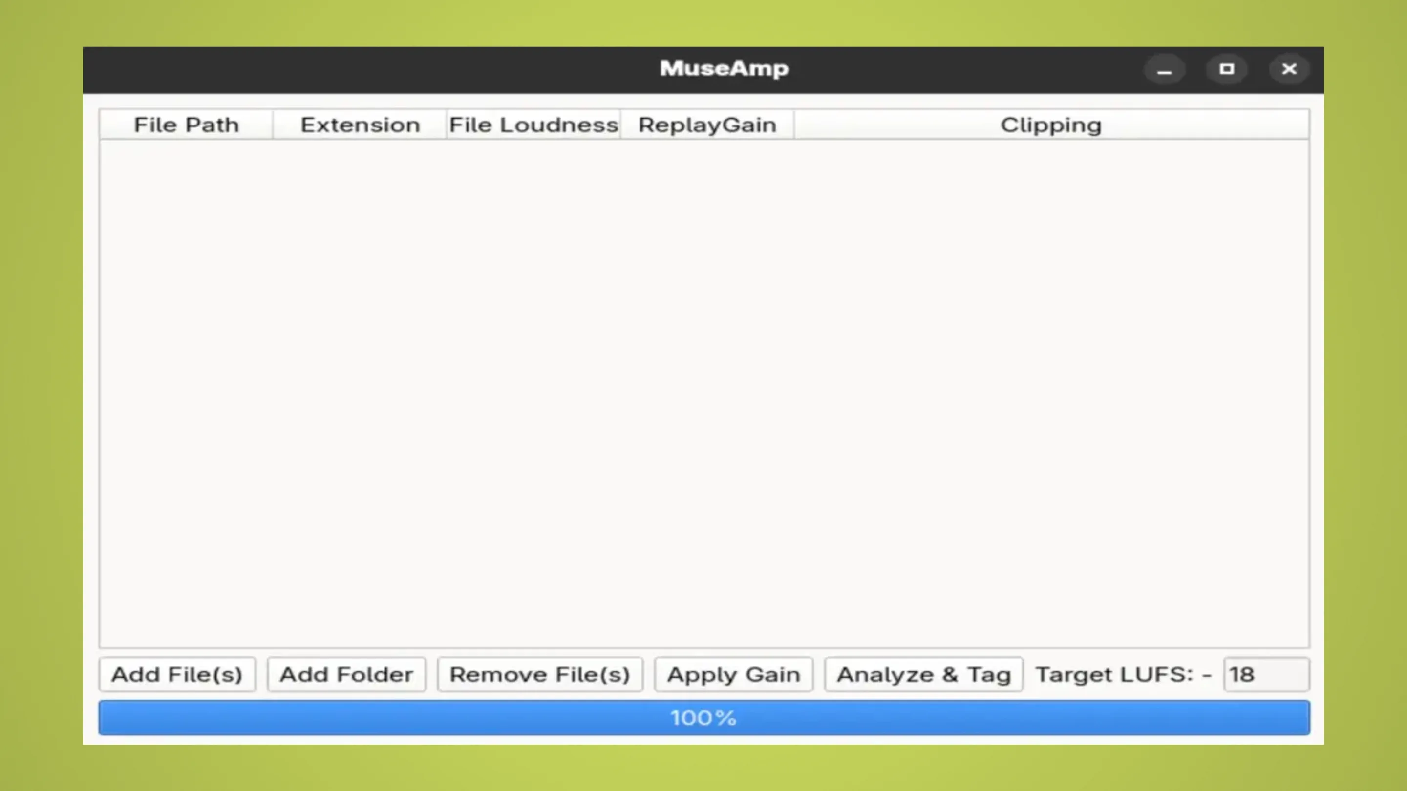 Imagem com a interface do Museamp