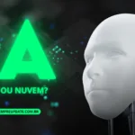 Comparação entre IA local e IA na nuvem, destacando privacidade, segurança e desempenho