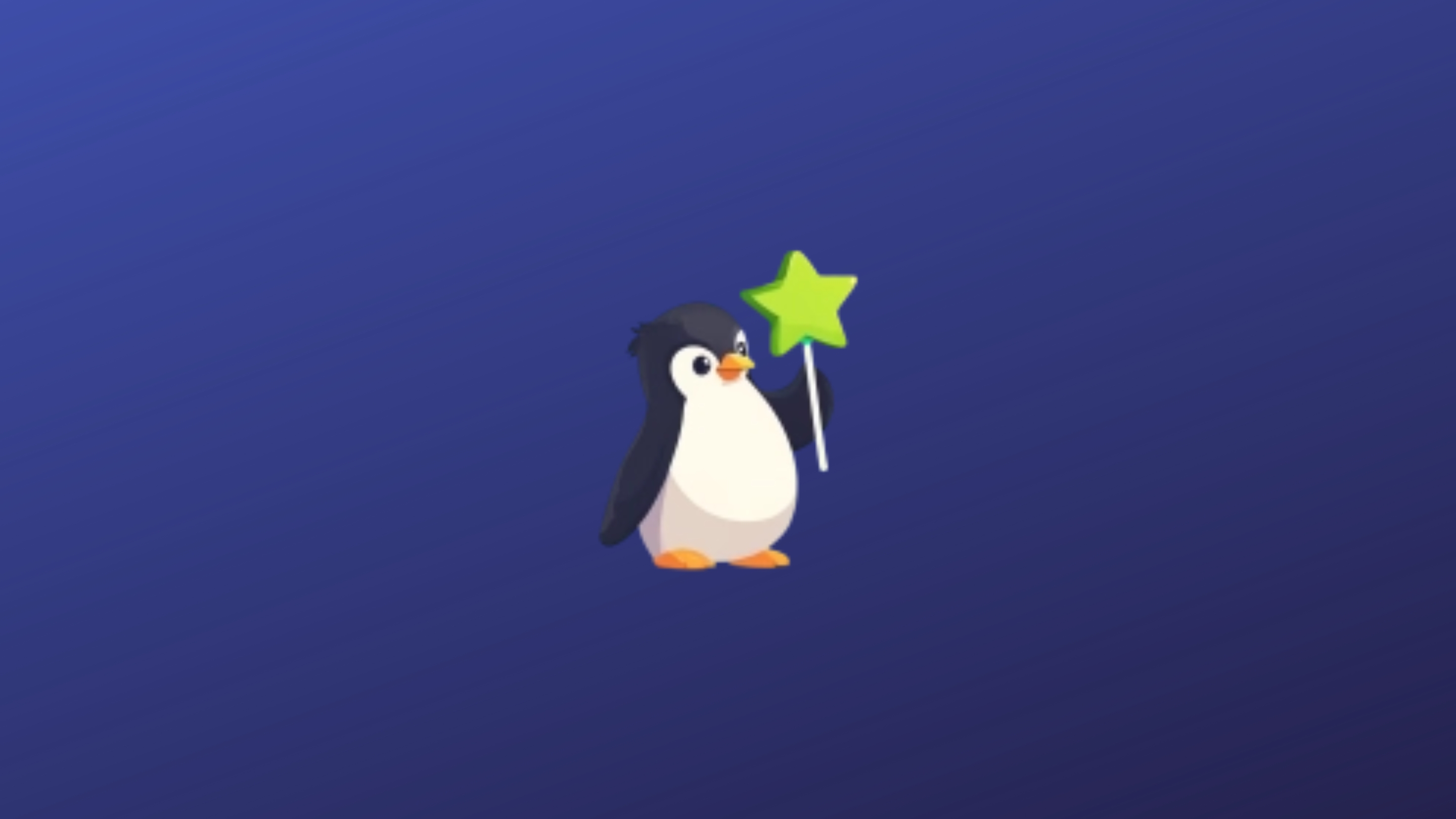 Imagem com a logomarca do Pingveno