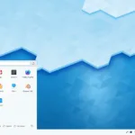 Interface do KDE Plasma com suporte ao X11 em exibição