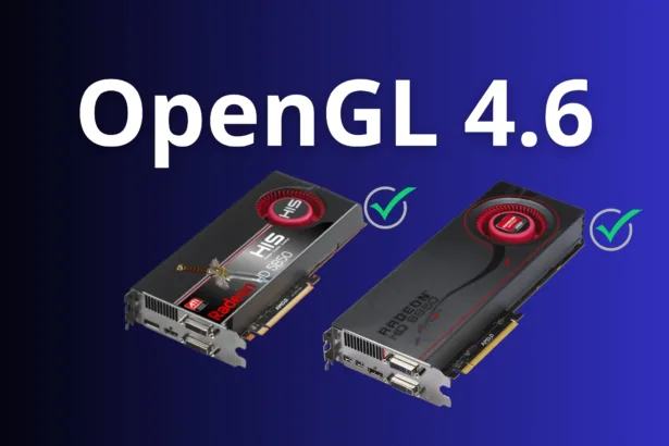 GPUs AMD compatíveis com OpenGL 4.6 usando o driver Mesa r600 no Linux
