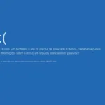 Tela azul da morte Windows