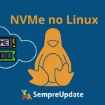 Representação visual do uso de NVMe no Linux com foco em desempenho SSD