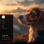 Desktop do RefreshOS 2.5 com KDE Plasma e menu aberto, destacando leveza e visual moderno.