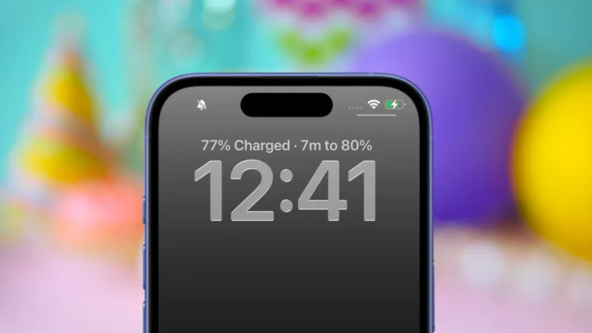 bateria iOS 26