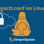 Ilustração do Tux com foco em segurança e desempenho configurados via sysctl.conf no Linux