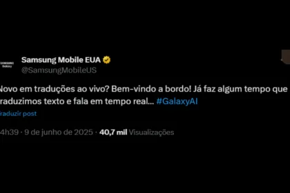 Mensagem Samsung X